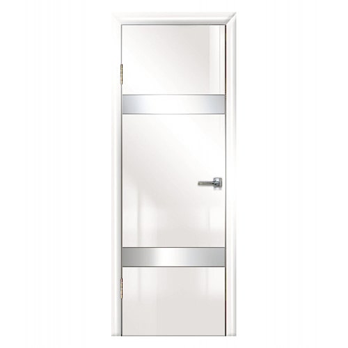 Дверь межкомнатная 502 с алюминиевой кромкой, глянец (ст. матовое) Дверь межкомнатная 502 с алюминиевой кромкой, глянец (ст. матовое)